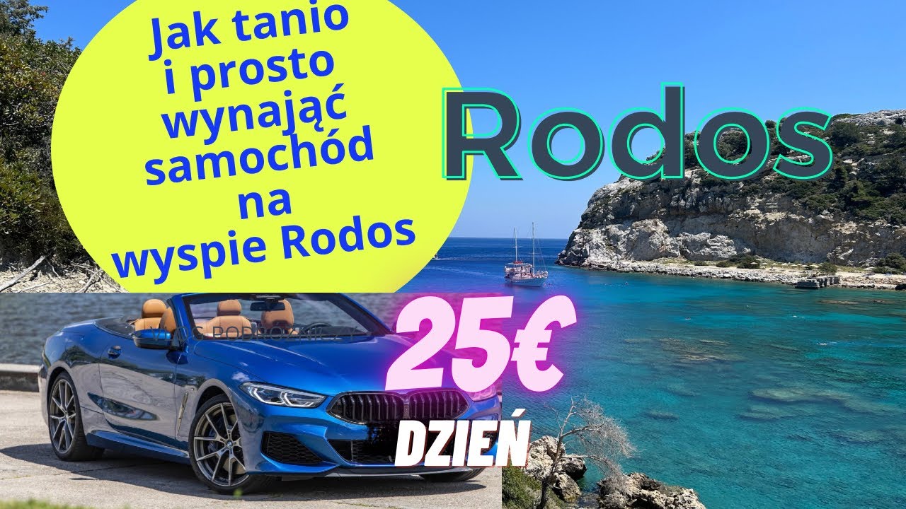 Jak tanio wynająć auto na wyspie Rodos 🤔 Porady & Greckie wypożyczalnie samochodów .
