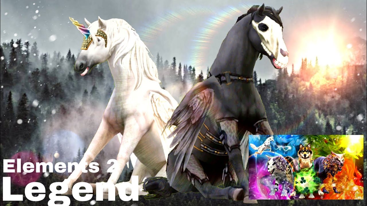 WildCraft movie: Elements 2 Legend 🔥☘️💧🌪️+🦄 ~by DARKskCz