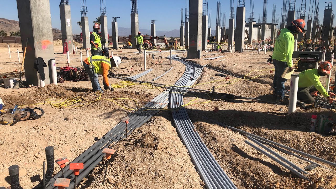 Underground Electrical work ⚡️⚡️⚡️PVC