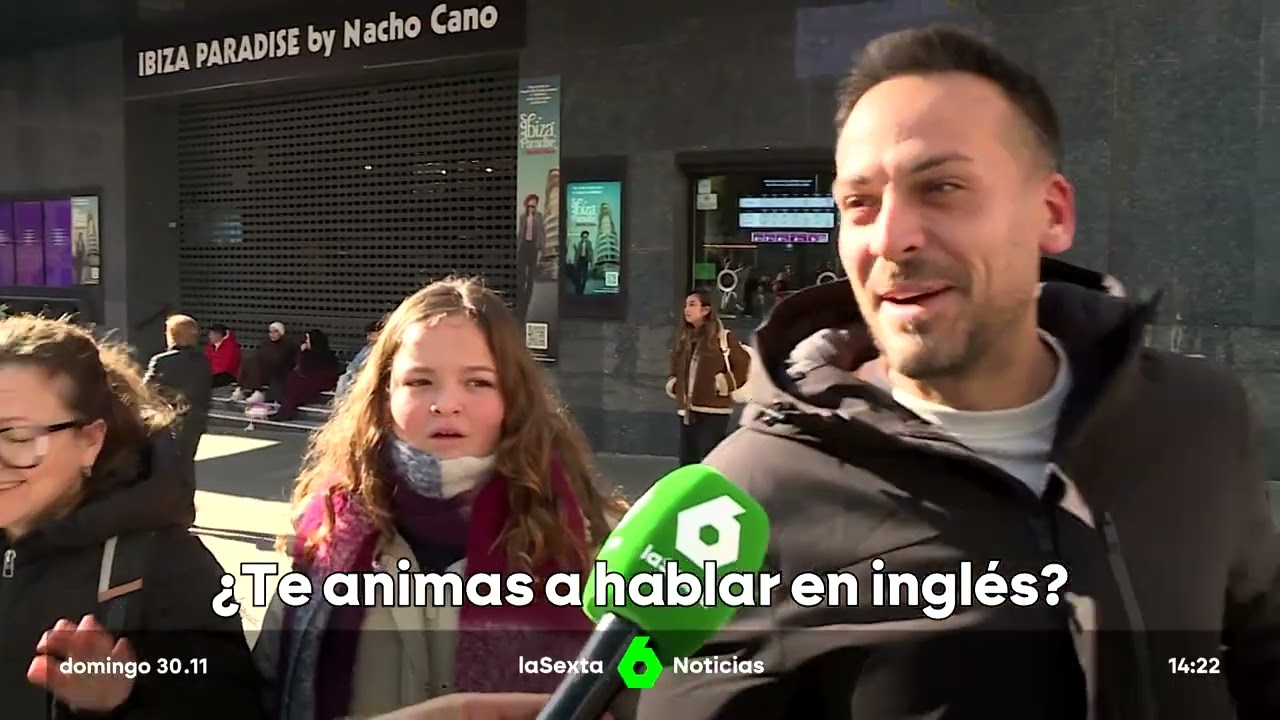 Reportaje La Sexta: ¿Nos atrevemos a hablar en inglés?