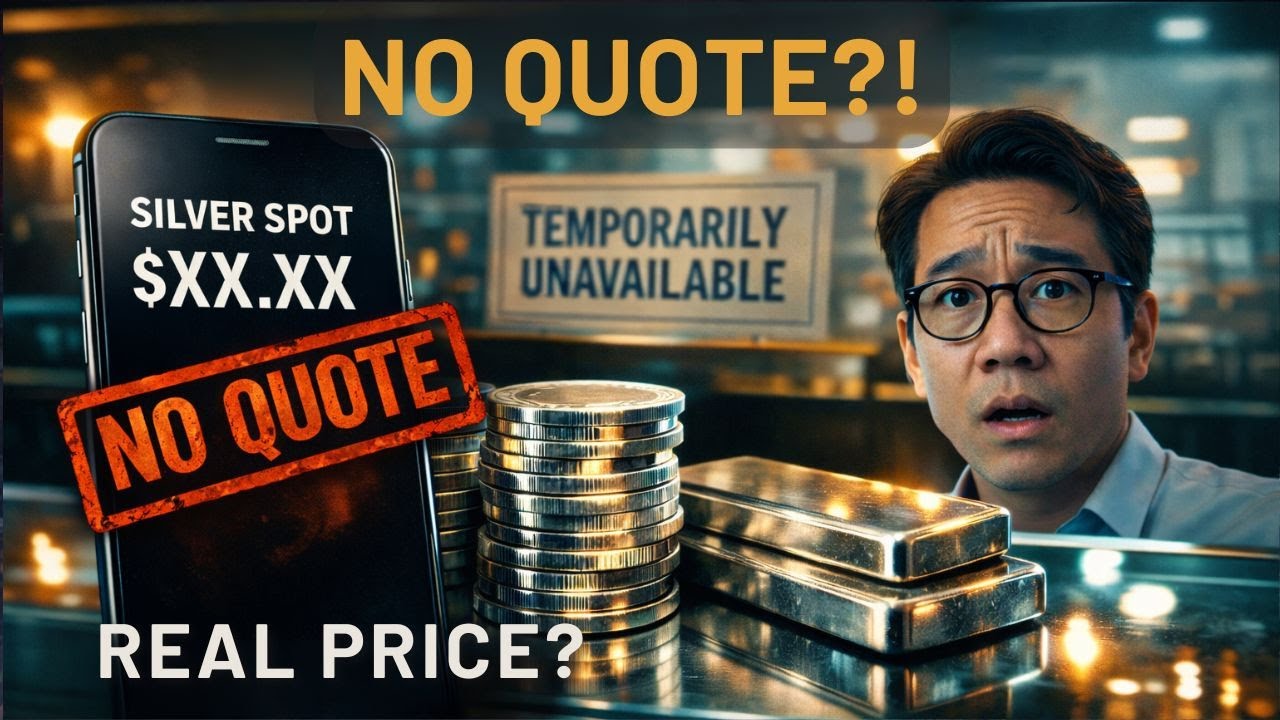 CONFIRMED: “NO QUOTE” Silver Is Spreading — Why Dealers Won’t Sell at Spot