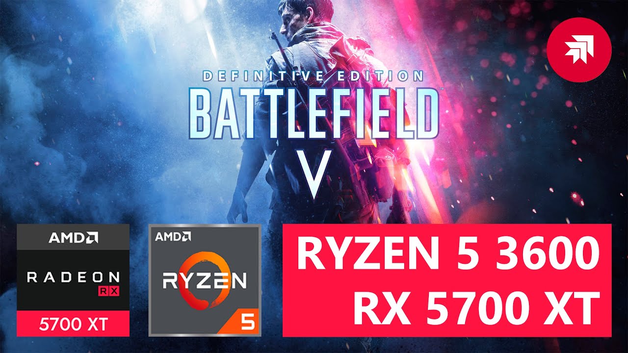 KIT RYZEN 5 3600 + RX 5700 XT BATTLEFIELD TESTE 1080P LOW MED HIGH ULTRA (KIT AMD)
