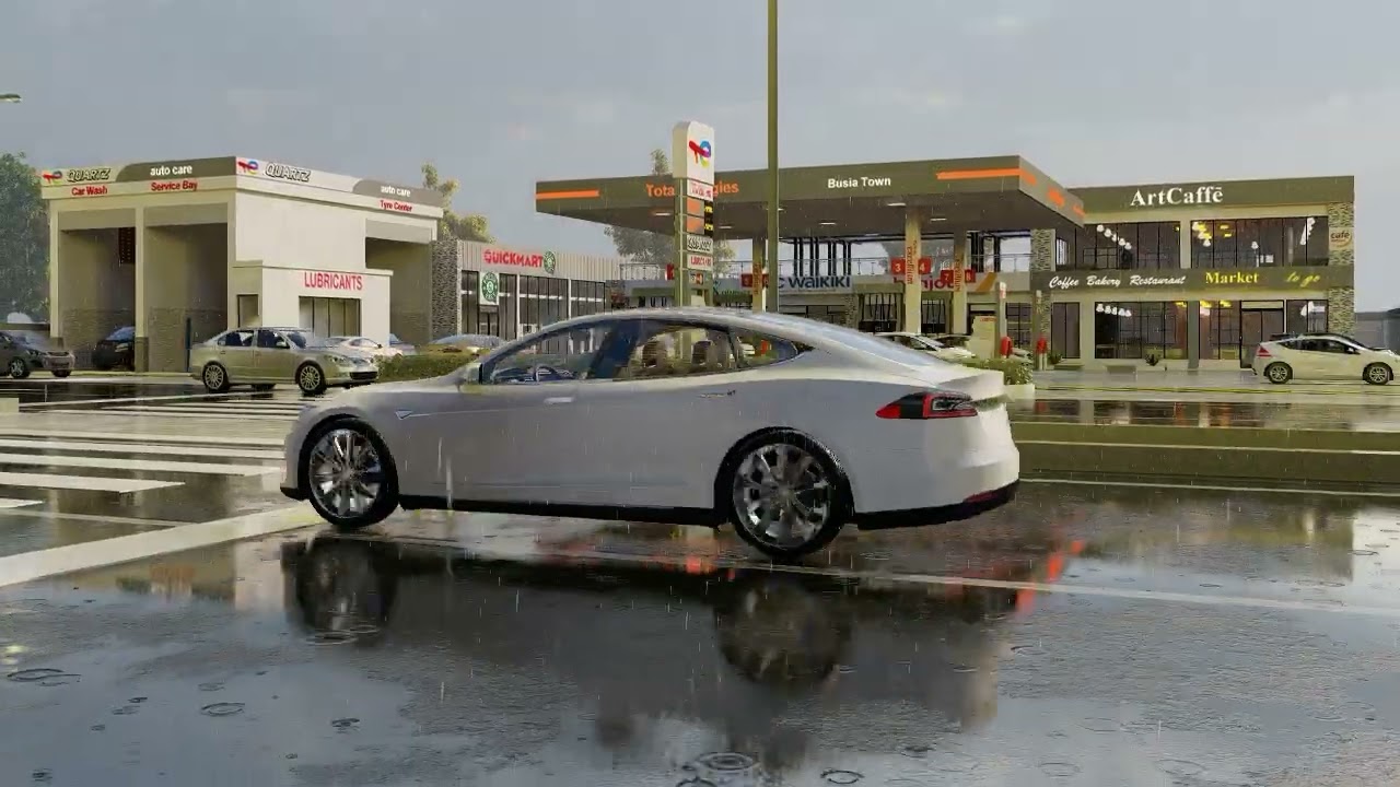 Modern Gas Station Design.