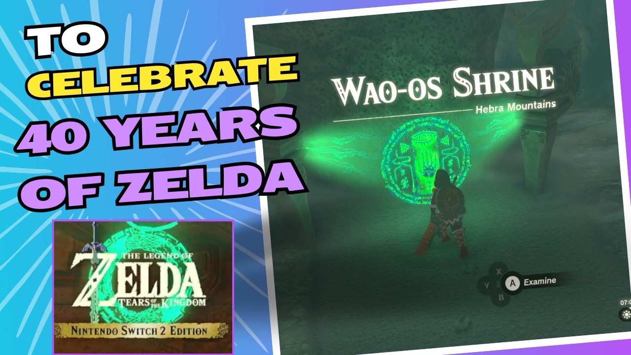 WAO - OS SHRINE - THE WHITE BIRDS GUIDANCE QUEST - THE LEGEND OF ZELDA  - TEARS OF THE KINGDOM