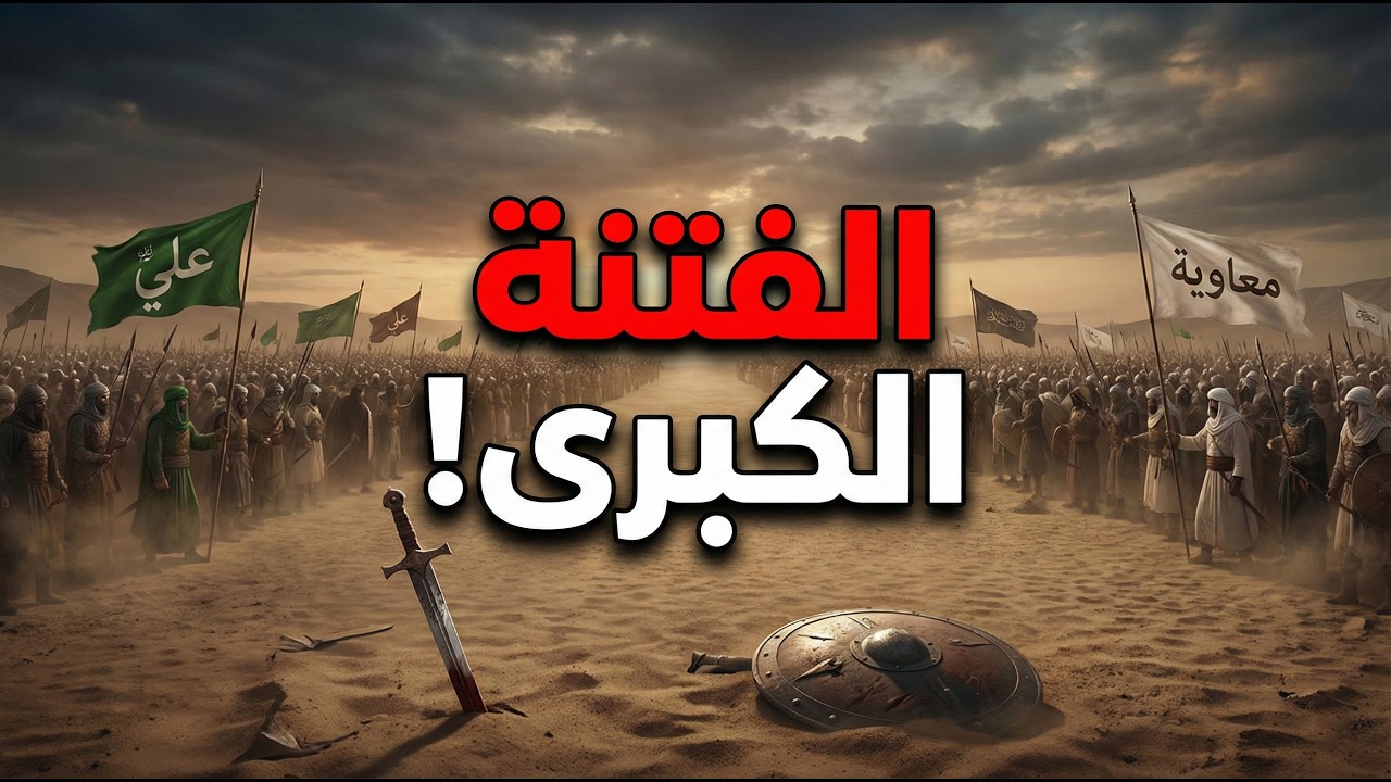 الليلة التي بكى فيها التاريخ: القصة الكاملة والمؤلمة لمعركة صفين (الفتنة الكبرى)! ⚔️💔