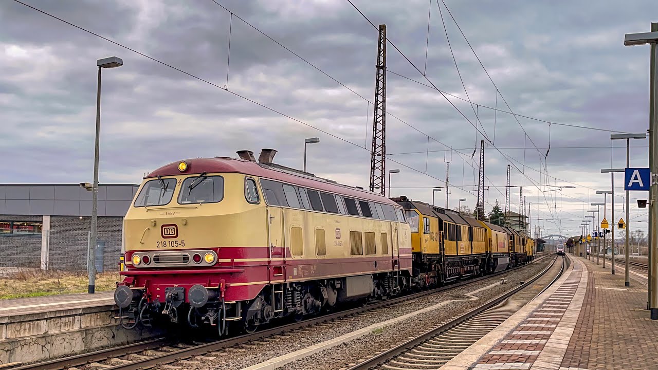 Bahnverkehr Naumburg (Saale) Februar 2024 Teil 2