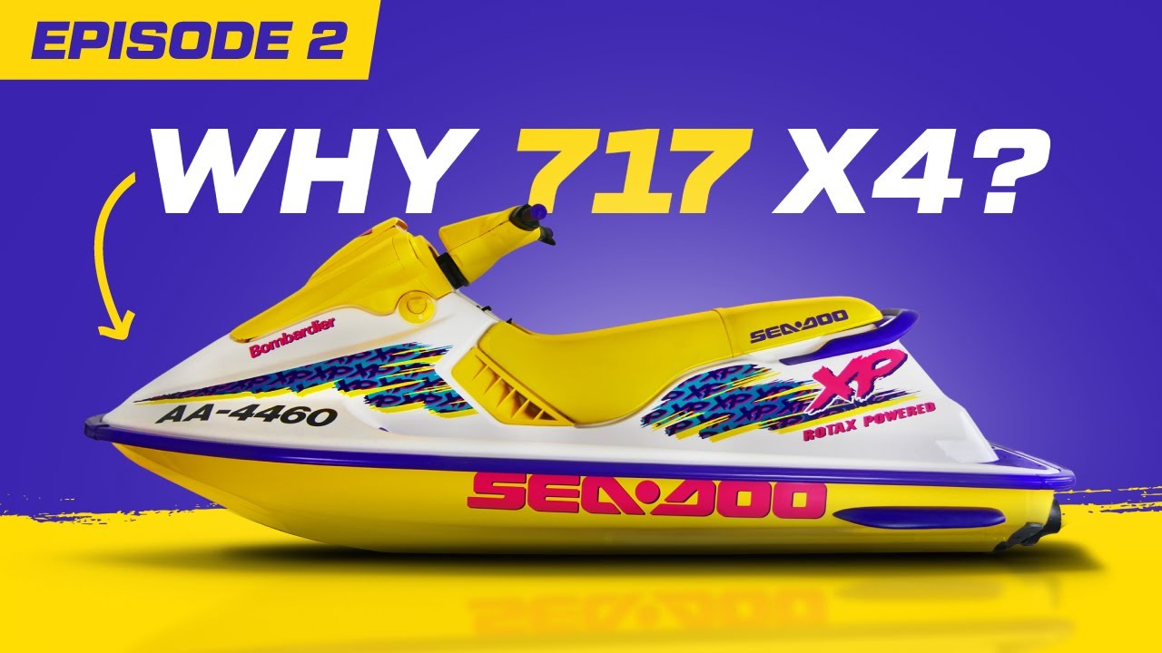 Легендарный корпус Seadoo X4 — почему я купил XP717, а не XP800? | Seadoo XP 717cc 1995 | Эпизод 2