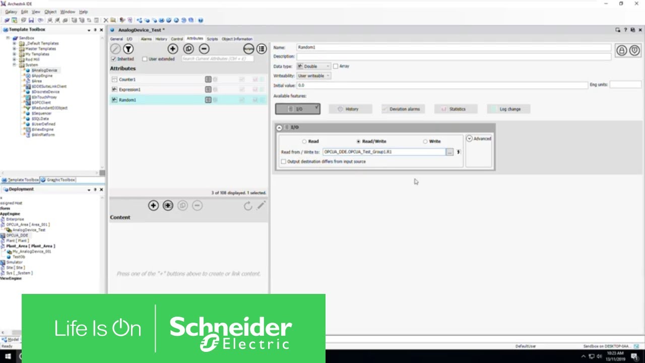 How to Configure Wonderware OI Gateway to Communicate to OPC UA Server | Schneider Electric Support
