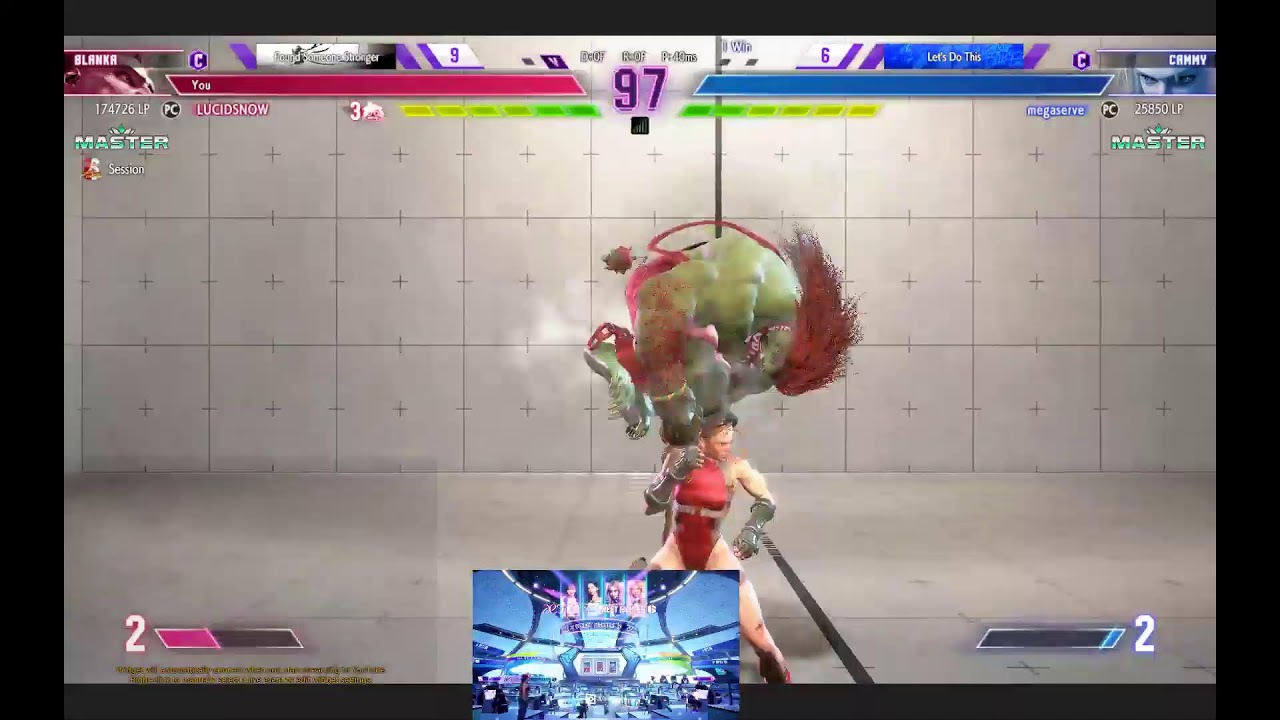 SF6 Lucidsnow Blanka Color Rank Grind
