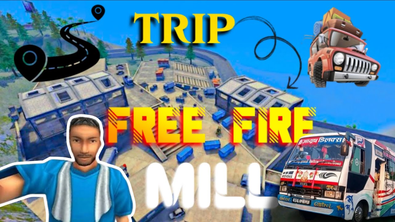 Trip to Free Fire Mill⛰️ || Bus Simulator Indonesia || MiniVlog 