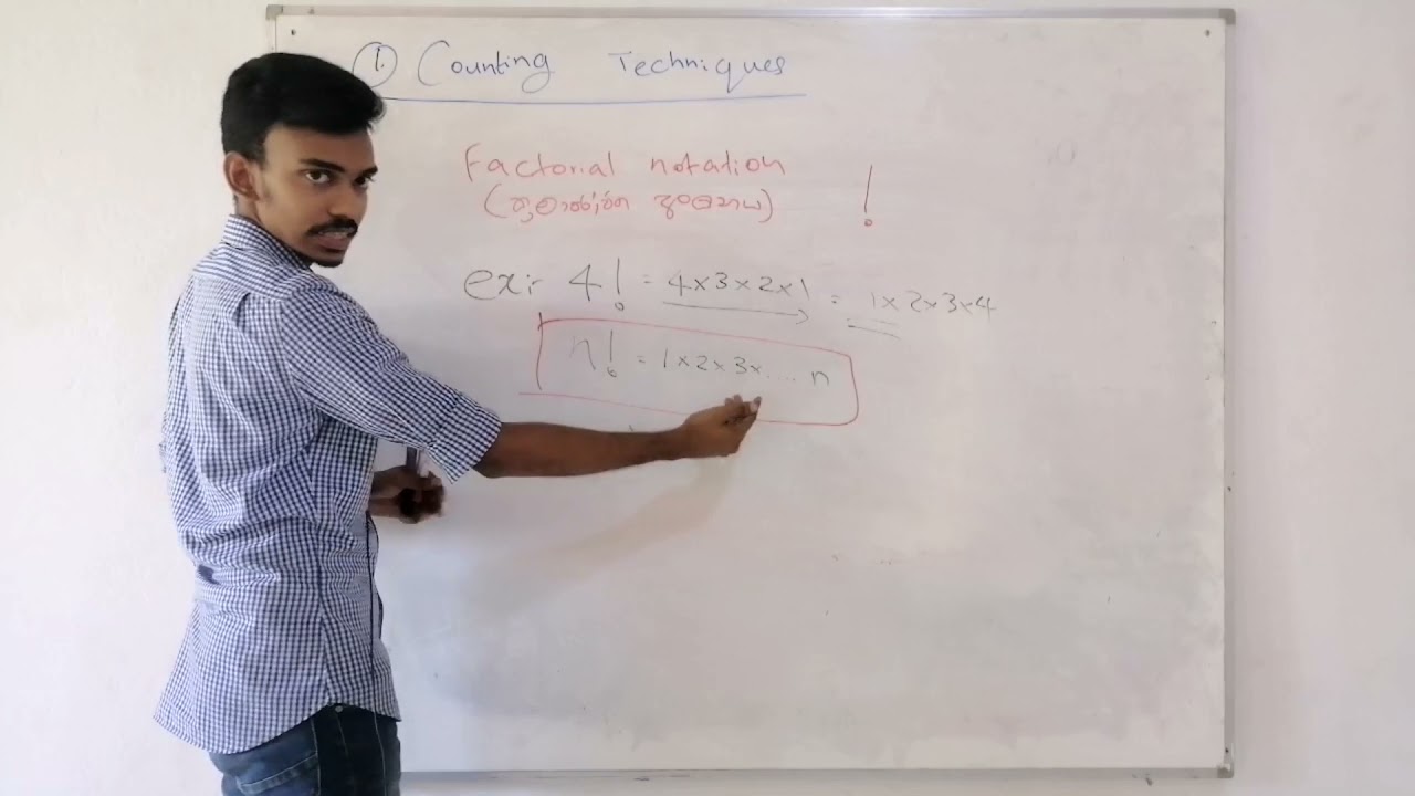 Chapter 06 - Probability Theory - Part 03 (counting techniques)