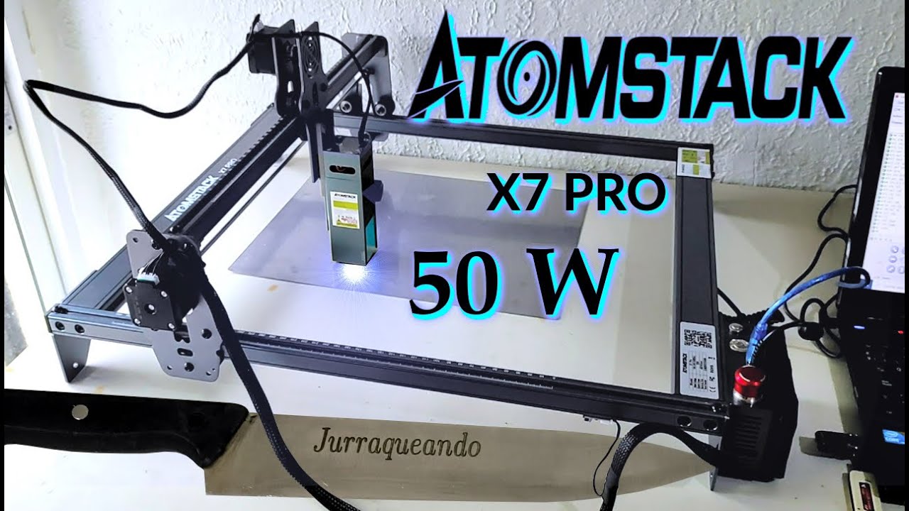 Atomstack X7 Pro 50W el grabador laser que se atreve con todo