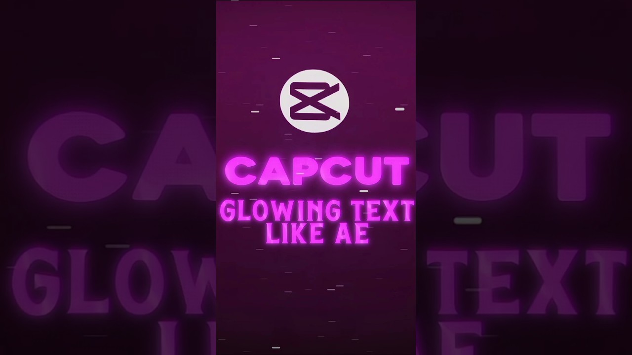 CapCut | Glowing & Floating Text Like Ae Tutorial 🔥💀 | #shorts #tutorial