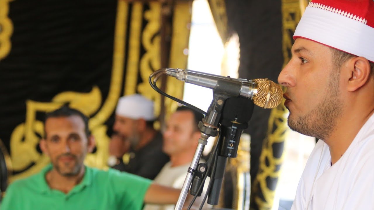الشيخ شريف عبدالعزيز على تلاوة العشاء سورة الأحزاب عزاء فقيد عائلات العربى بجناج بسيون غربية