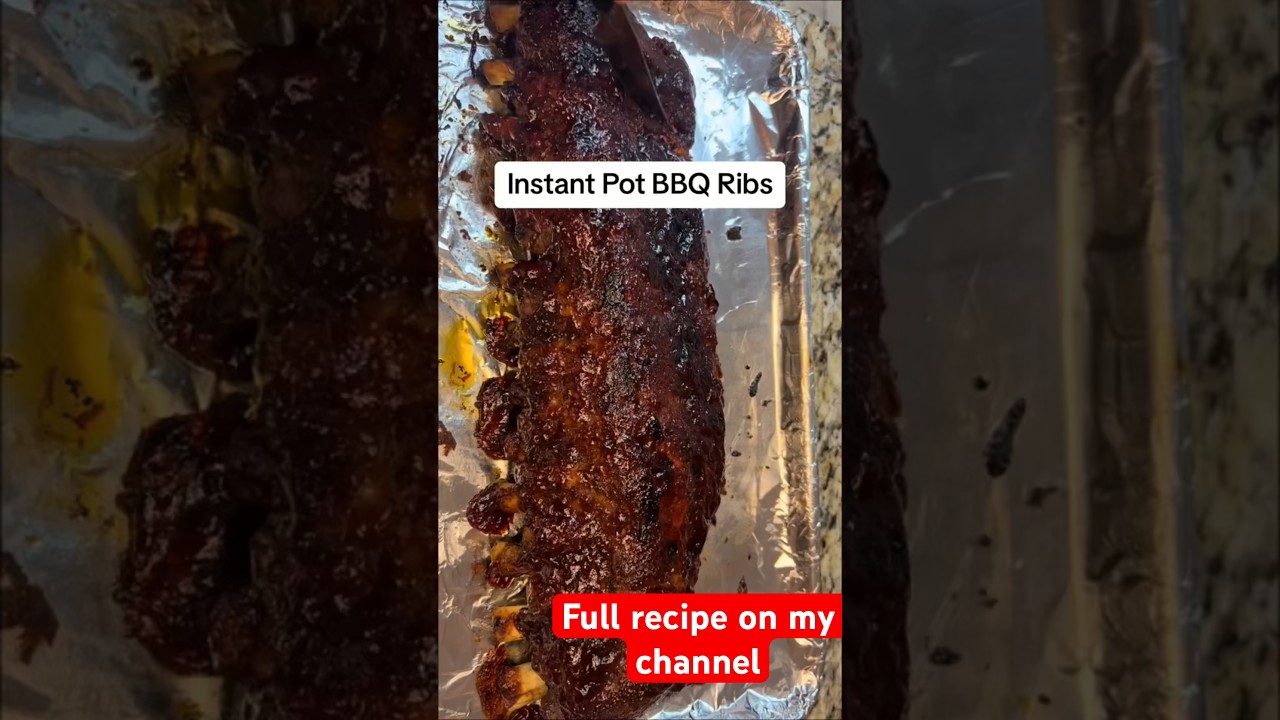 Ребрышки барбекю в мультиварке Instant Pot 🔥 #шорты #instantpot #простойрецепт