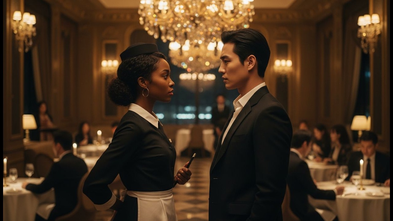 “Watch Your Tone ” — The Korean Mafia Boss Whispered to the Black Waitress Who Defied Him