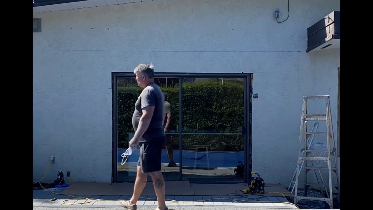 Enlarge opening for 14x8 ft Patio door