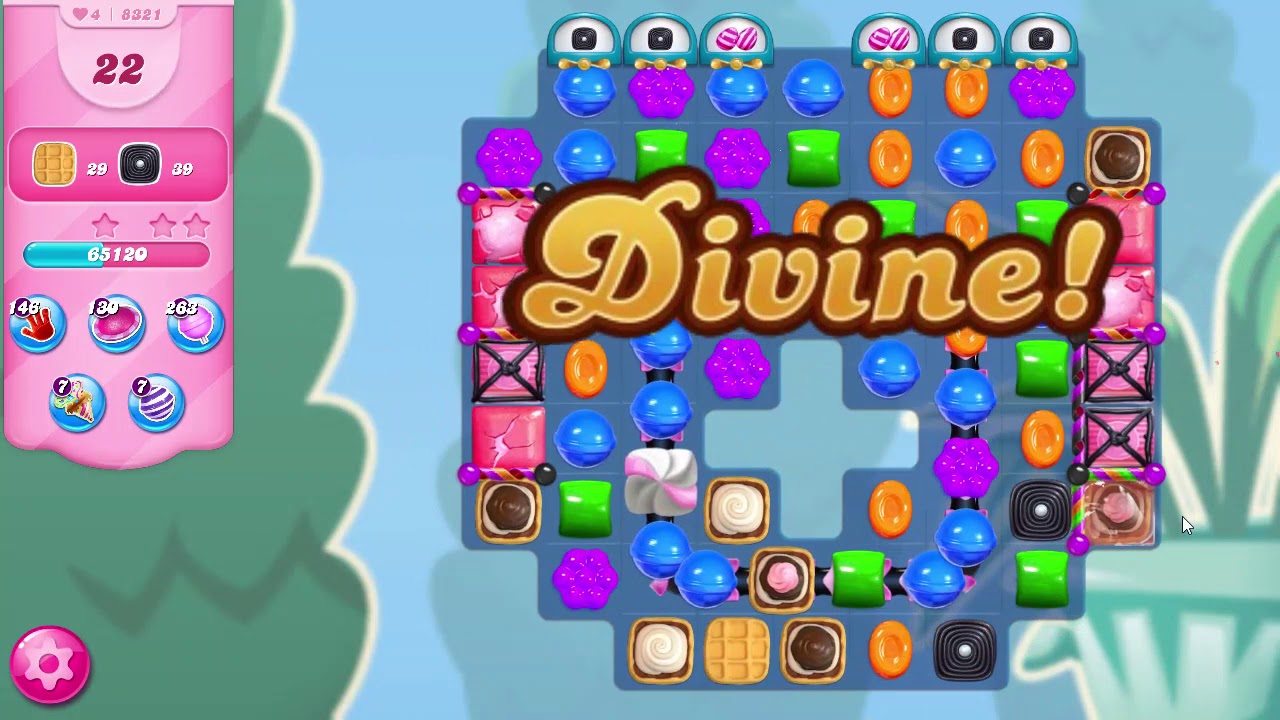 Candy Crush Saga Level 8321 NO BOOSTERS