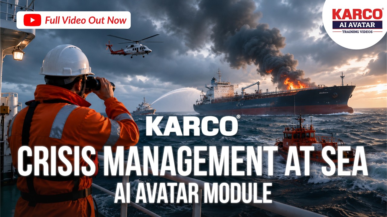 Crisis Management at Sea | AI Avatar Training Module Promo
