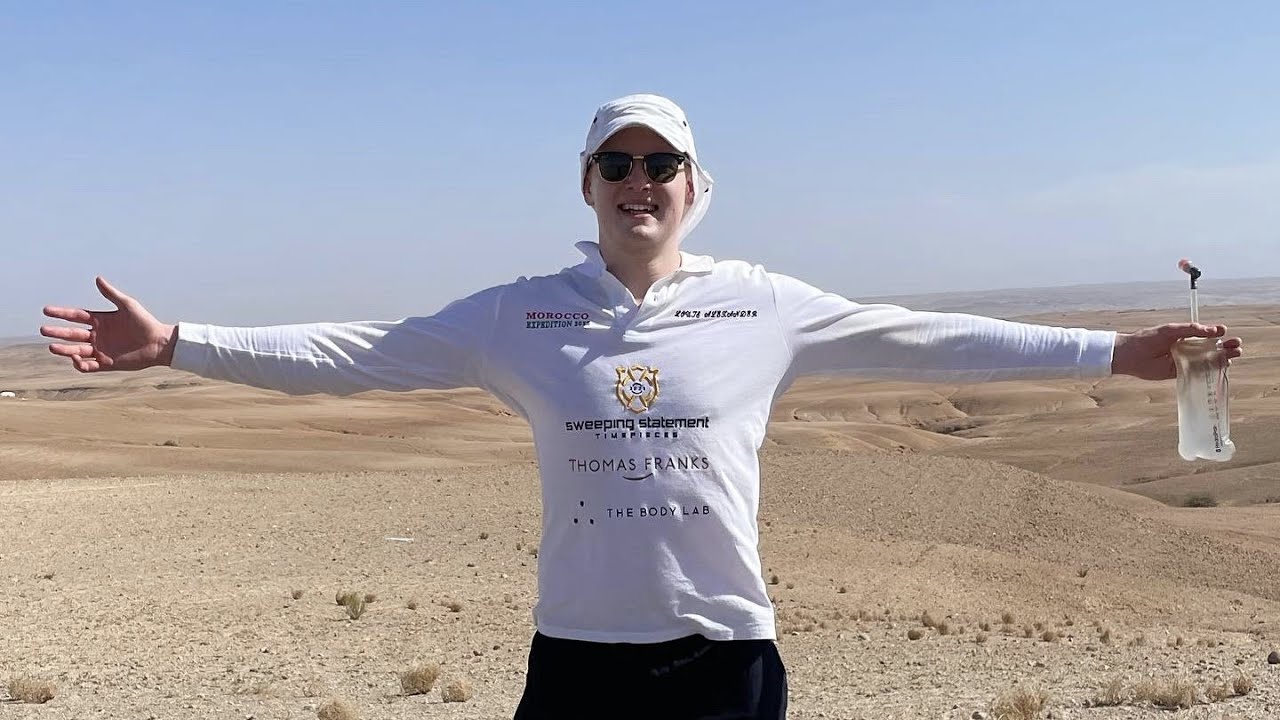 Explorer Louis Alexander Begins Seven Continents Journey In Desert In North Africa