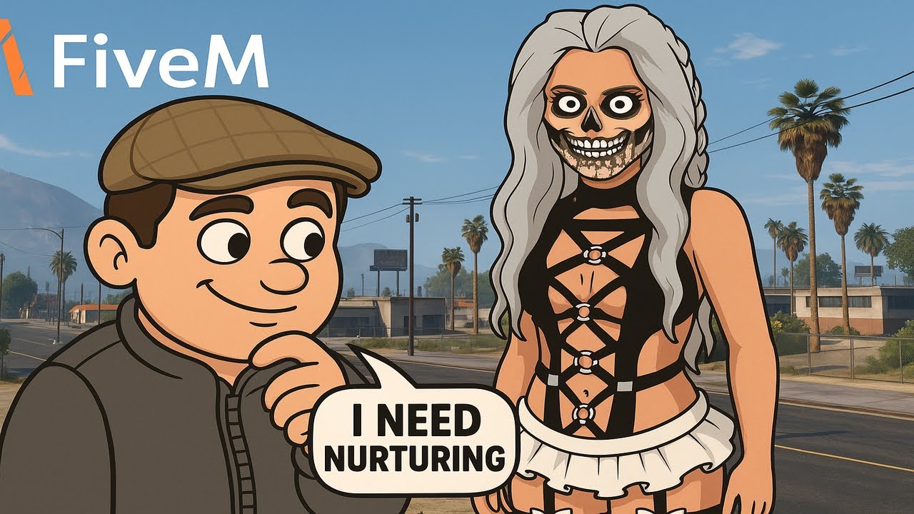 Cringing female admin and then pissing random e-thugs off in GTA5 RP