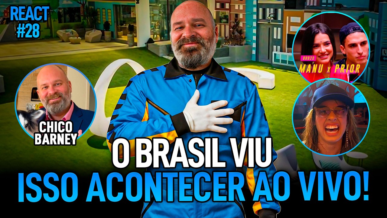 REACT #28 | CHICO BARNEY REAGE AOS MELHORES REALITY SHOWS BRASILEIROS | #ACHISMOS