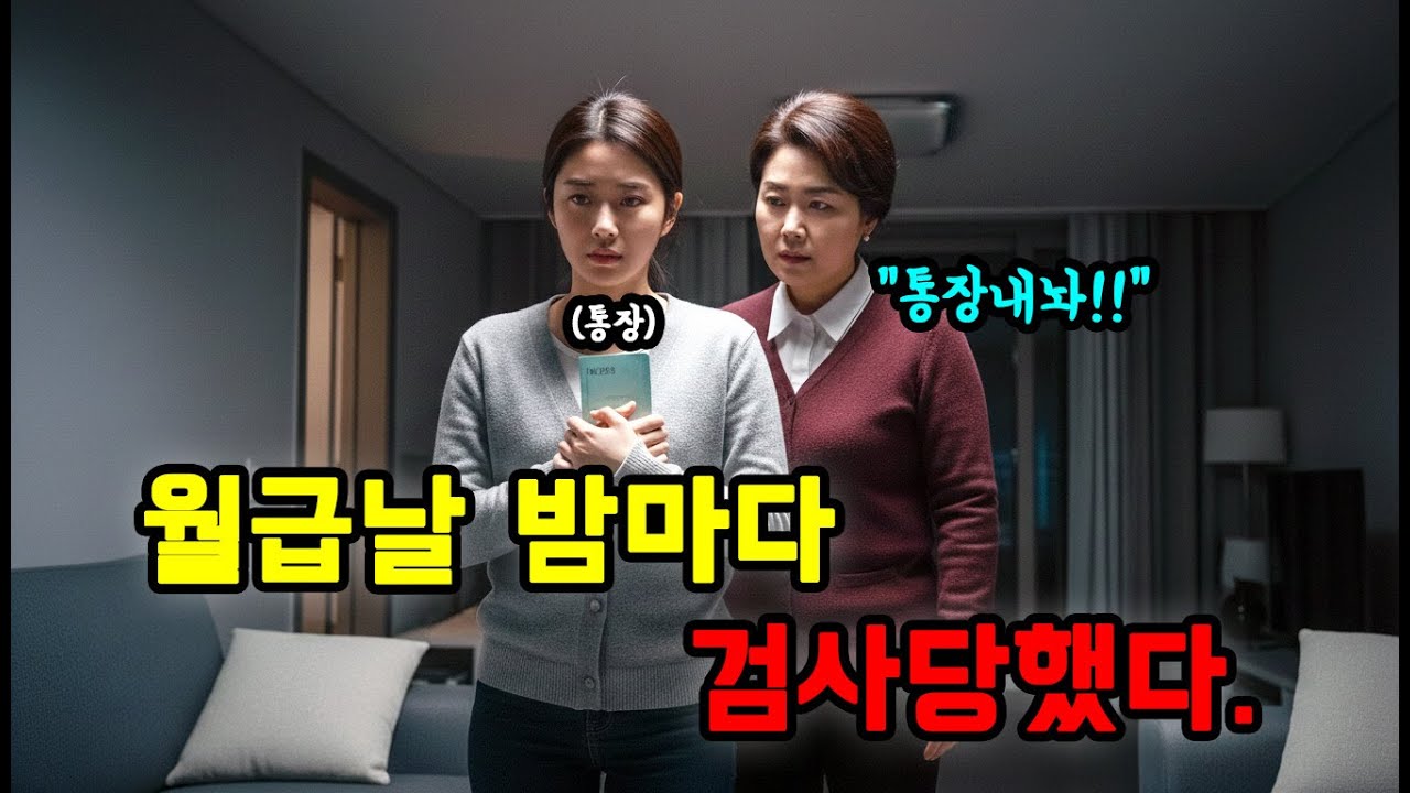 며느리 월급날 밤마다 불러서 월급 탐내는 시어머니ㅣ며느리는 속수무책 당한다ㅣ인생사연ㅣ사이다사연