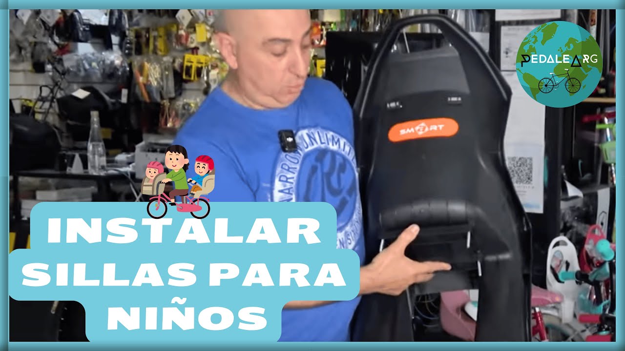 COMO COLOCAR E INSTALAR SILLITA DE NIÑOS PARA BICICLETA DE FORMA SEGURA con Bicicletas Tonino