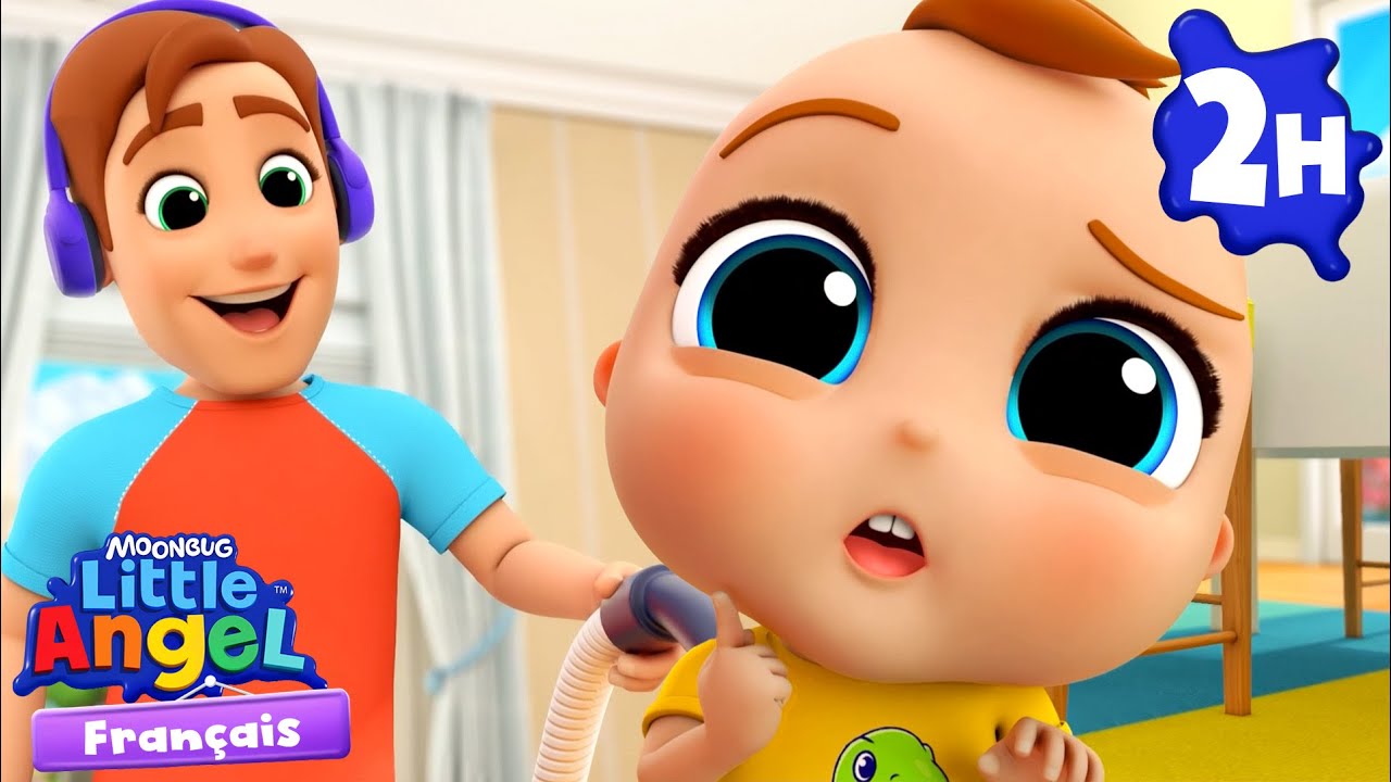 Tout le monde aide à la maison | Comptines avec Bébé Louis | Little Angel Français