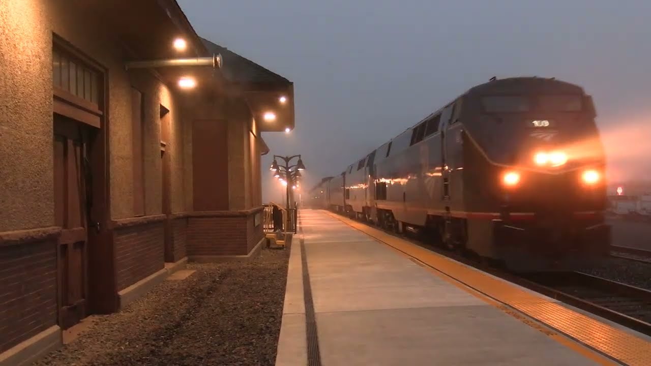 The Calif. Zephyr in fog bound Ft. Morgan on 02APR2026