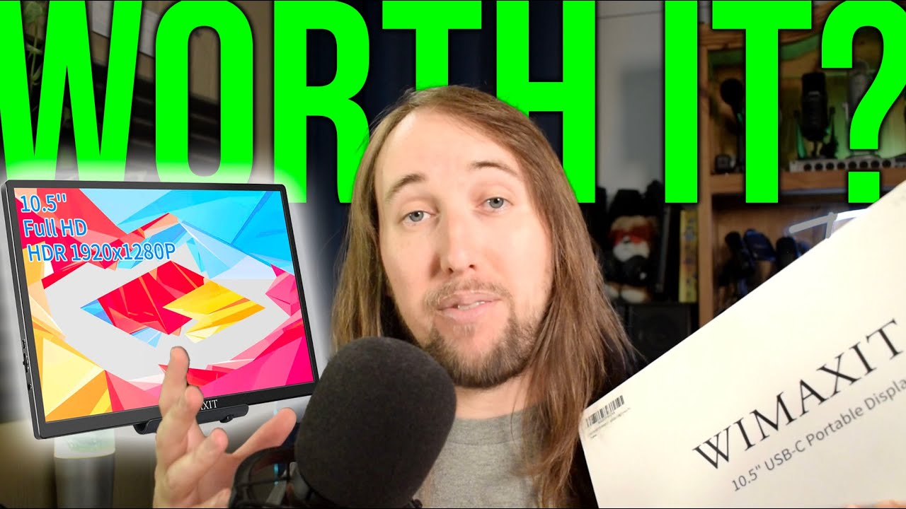 Wimaxit 10.1 inch Portable Laptop Monitor Review and Unboxing 2022