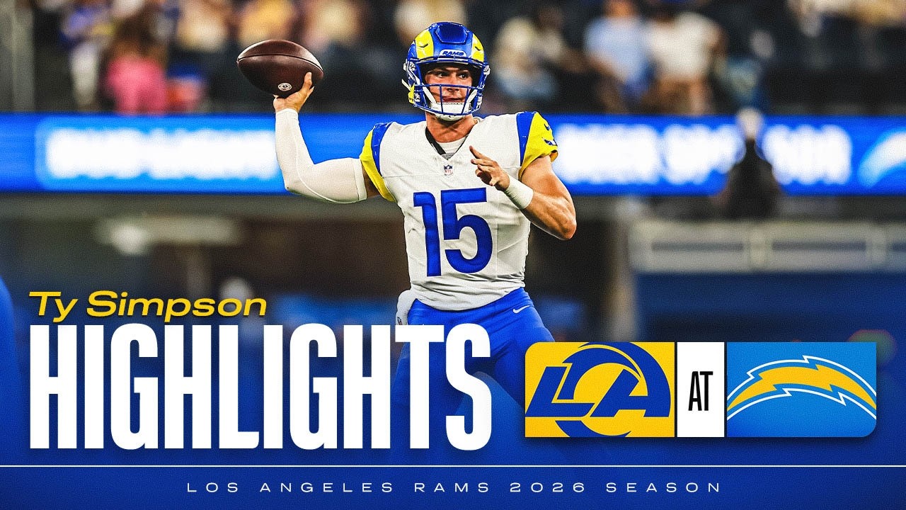 HIGHLIGHTS: Ty Simpson's Best Plays In Preseason Win Over Chargers