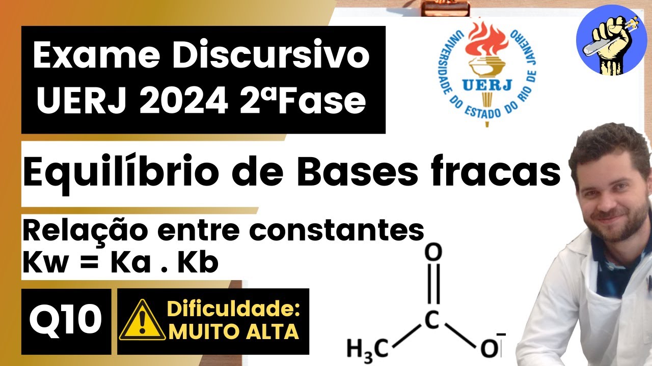 ✏️UERJ 2024 | A dissolução de sais em água produz soluções ácidas, básicas ou neutras, dependendo da
