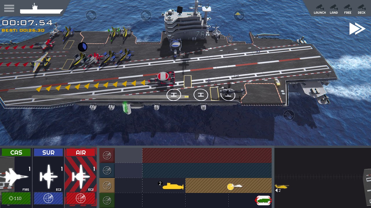 Carrier Deck - Survival on Admiral Difficulty for 35 minutes