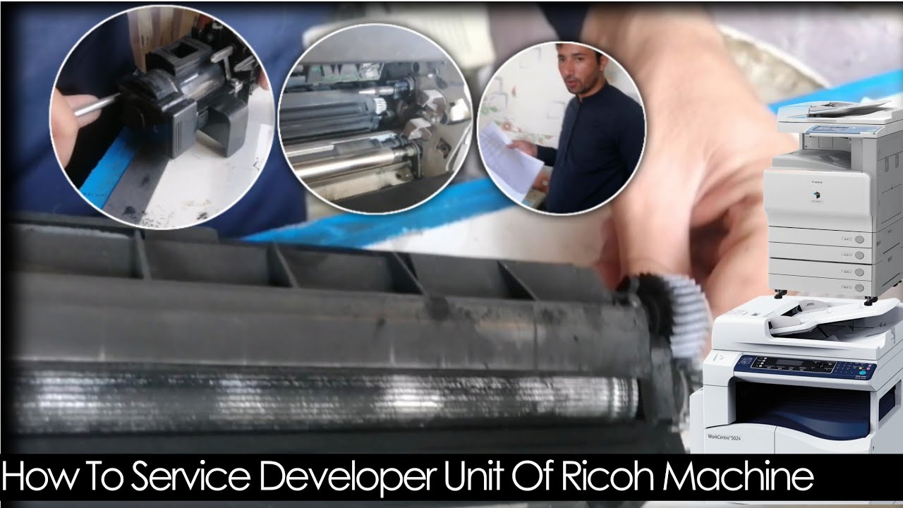 How to Service Developer Unit Of Ricoh Machine | How To Repair Developer Unit Of Photostat Machine. 