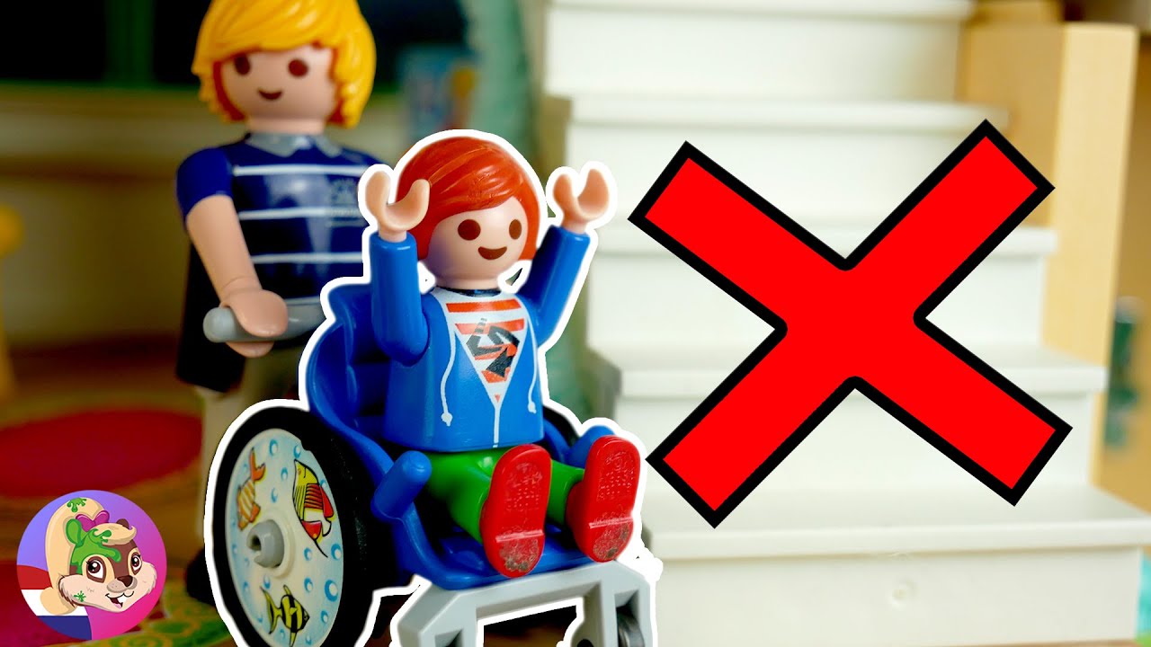 24 uur in een rolstoel 🦽 Uitdaging voor Julian | Playmobil Film