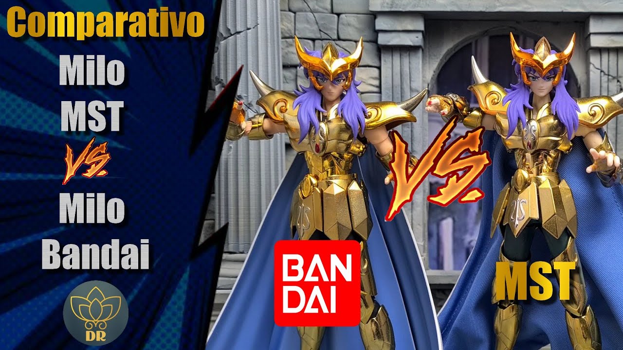 Comparativo Milo de escorpião MST VS Milo de escorpião Bandai.