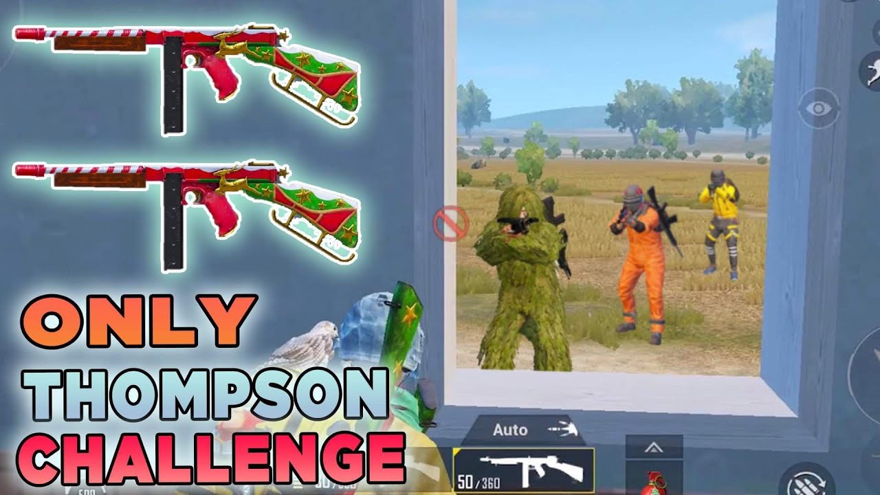 Double Thompson ONLY Challenge! | PUBG Mobile