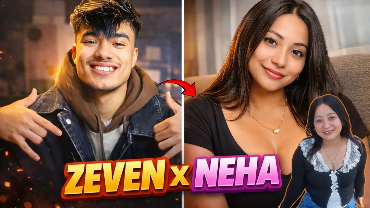 ZEVEN x NEHA FIRST TIME OMETV MAA LOVE ❤️ #ZEVEN #OMETV #VIRAL #PUBGNEPAL #AKNEPALYT @AKNEPALYT