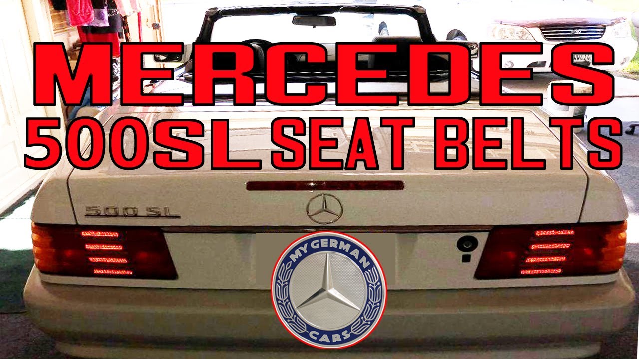 Mercedes 500SL Seat Belt Re-Tension