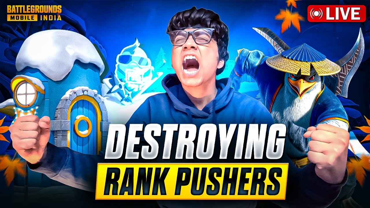 🔴DESTROYING RANK PUSHERS🔥 #shortslive #shorts #bgmishorts #pubgmobile #gaming #viral #trending