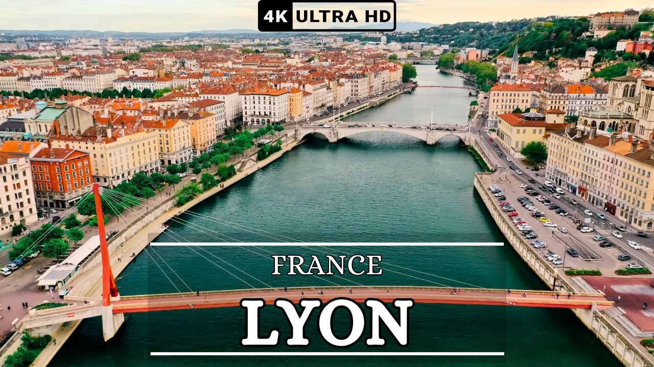Drone Journey Over Lyon, France 🇫🇷 ✨ | 4K HDR Beauty (With Subtitles)