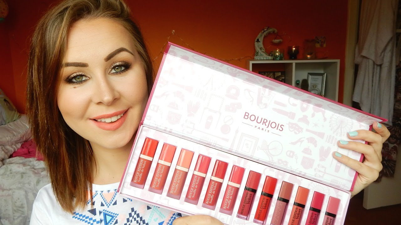 Bourjois Velvet Rouge Edition Lip Swatches ♡ Theresa Cosgrove