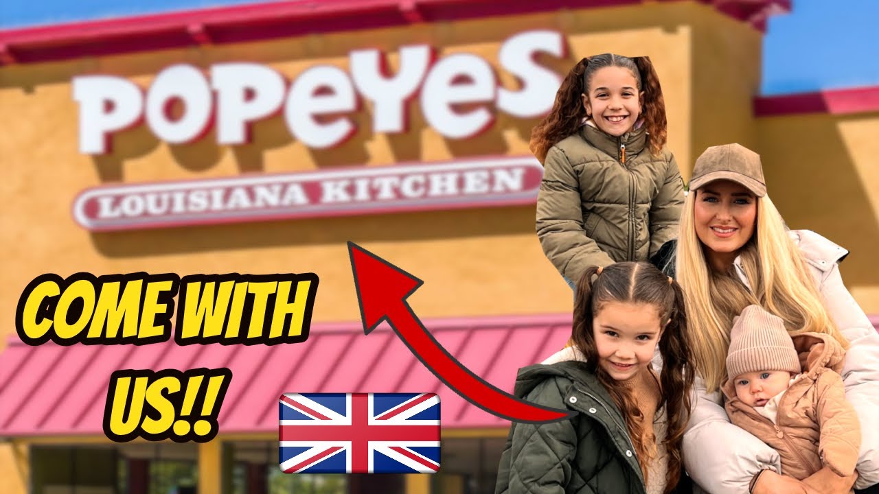 POPEYES opens in LONDON!! British family try POPEYES for the first time!!