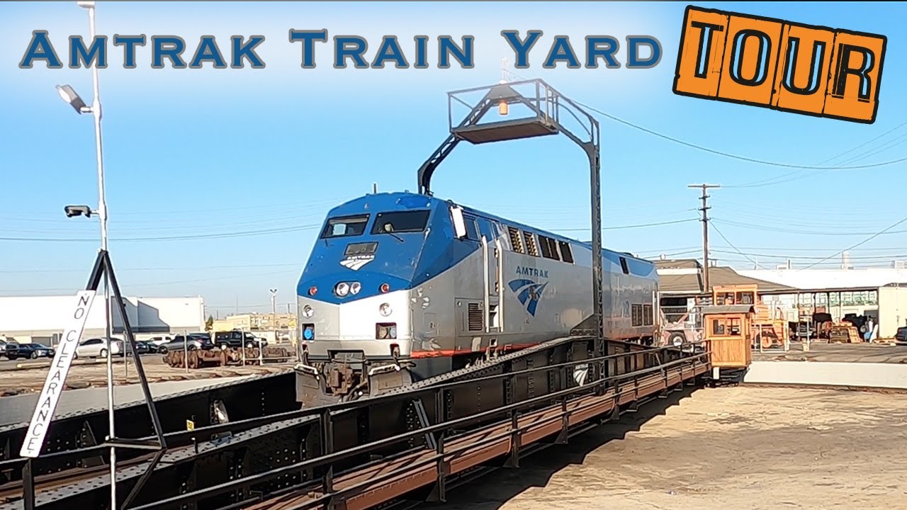 I Toured an Amtrak Train Yard : Train Watching Up Close