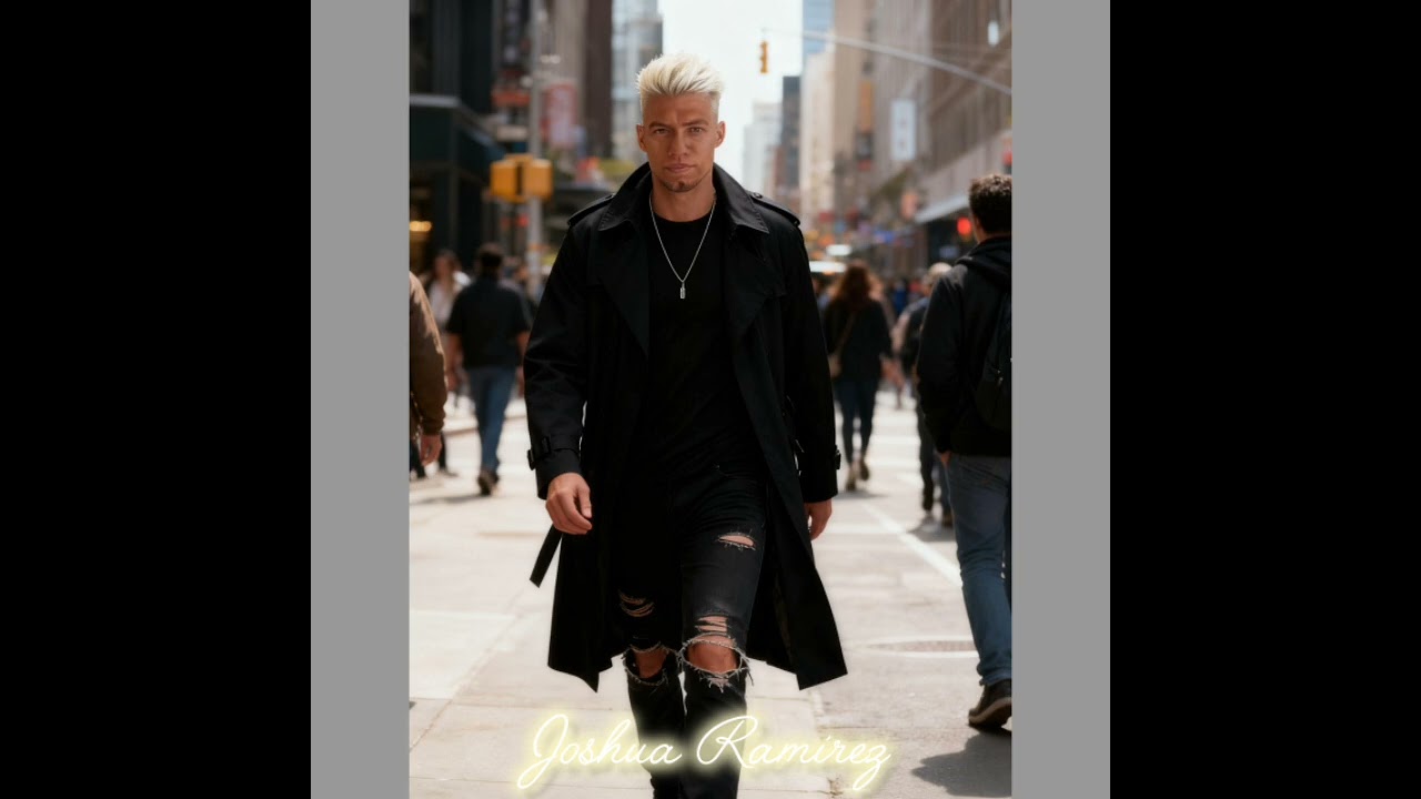 Yo caminando por la calle