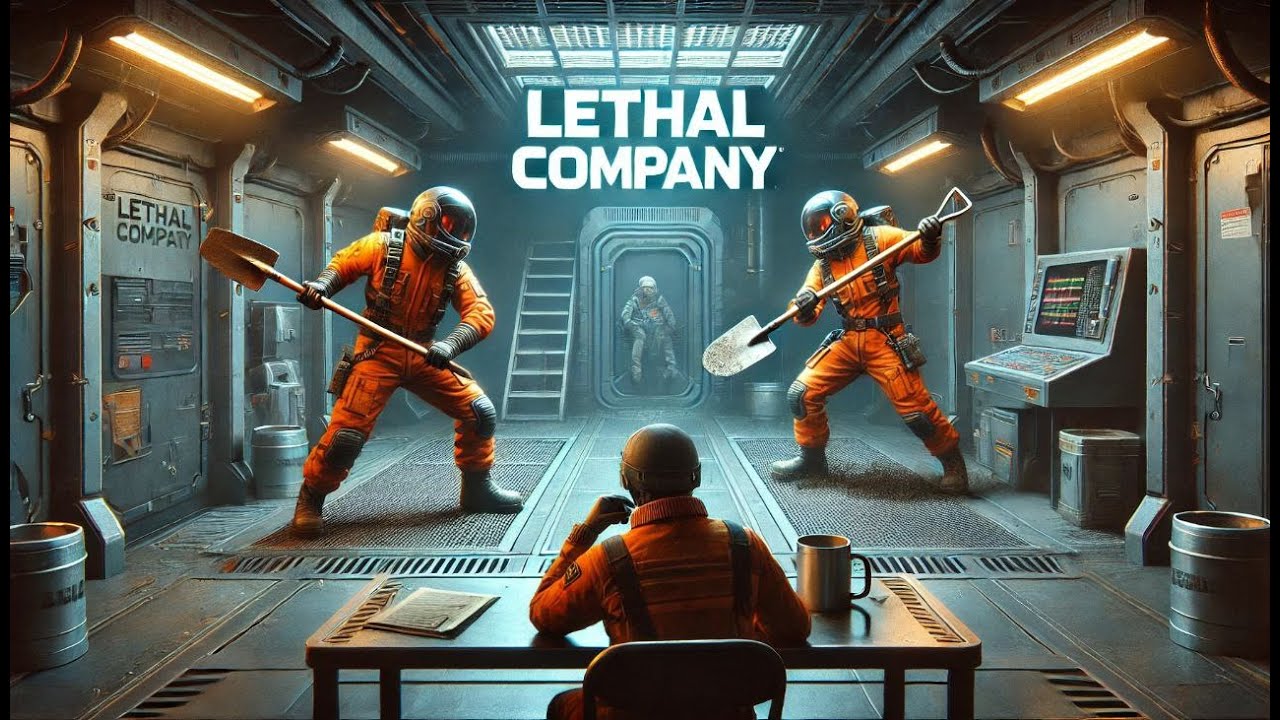 ЛеталКомпашка что то пытается  Lethal Company
