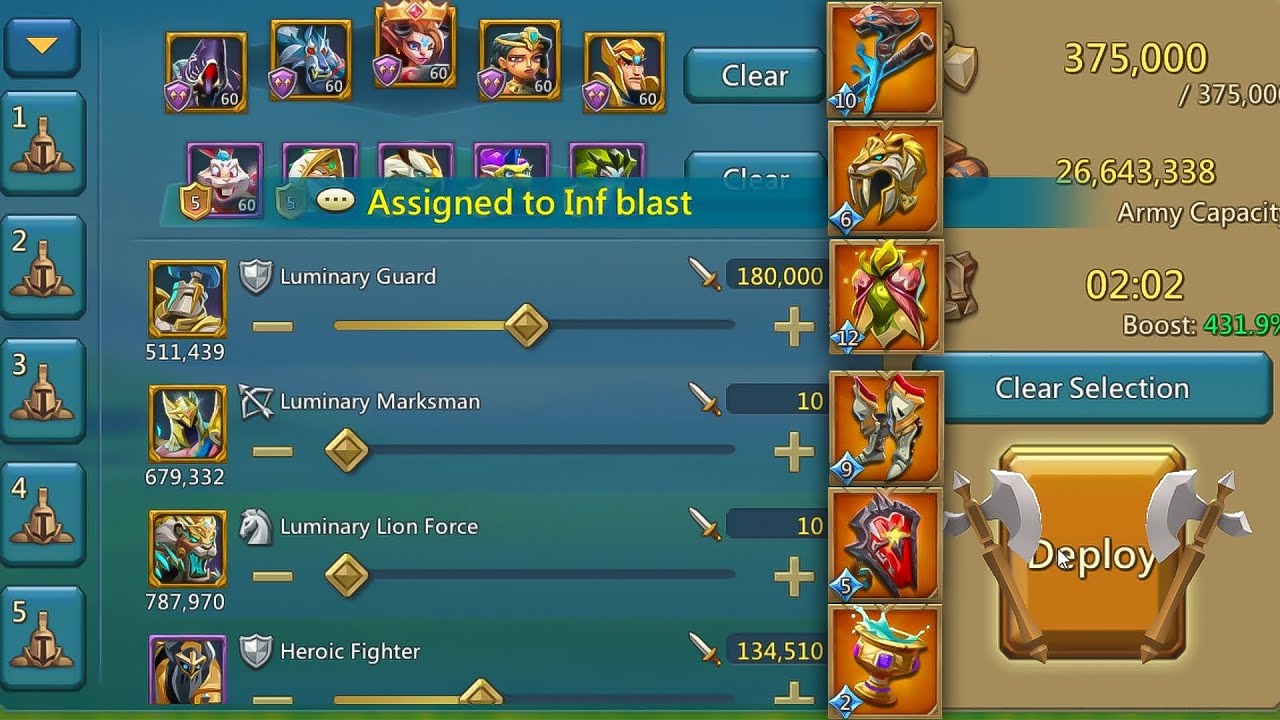 Lords Mobile - Zeroing Players On Fury | Rallies & Solos Hits !