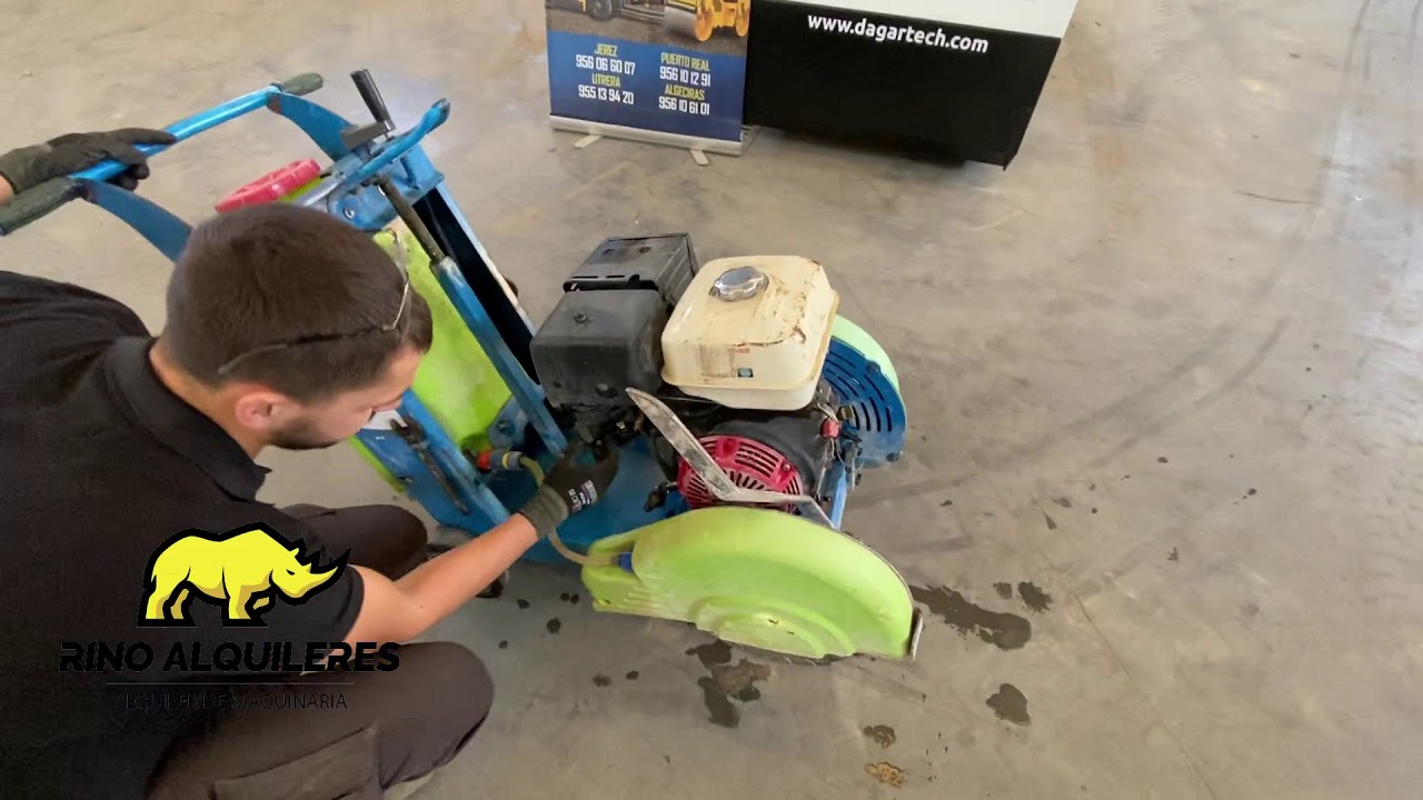 Cortadora de asfalto SIMA Cobra  Consejos de utilización
