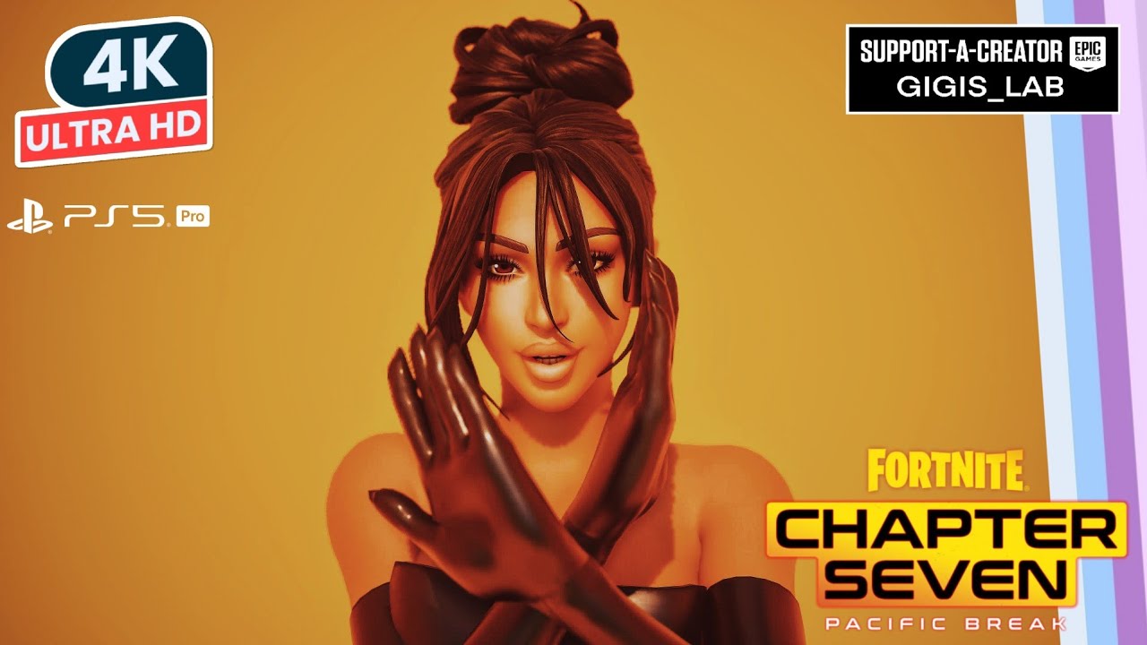 FORTNITE On PS5 PRO Gameplay ICONIC KIM KARDASHIAN Skin Showcase Before You Buy Review 4K HDR